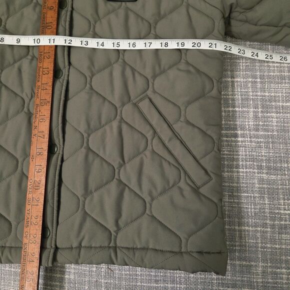 VANS MTE Board Jacket Women’s M/L Olive Hooded Puffer Retail $120 - Picture 4 of 13